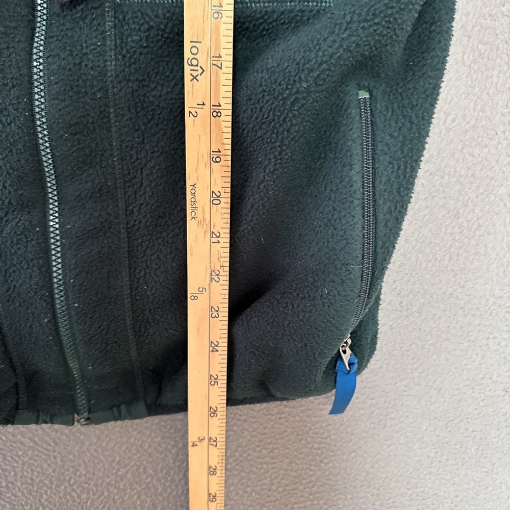 VTG Patagonia Synchilla Mens Green Full Zip Fleece Jacket USA 90s Y2K Retro Sz M - Picture 4 of 11